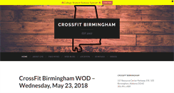 Desktop Screenshot of crossfitbirmingham.com