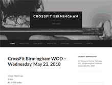 Tablet Screenshot of crossfitbirmingham.com